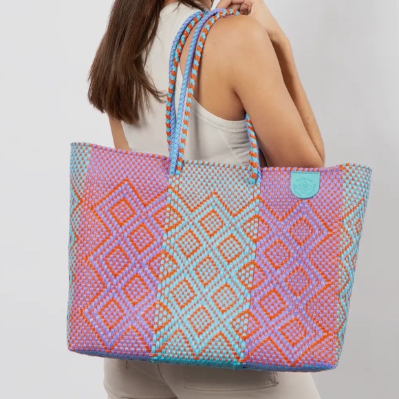 Woven Tote Bag FREE MATCHING TOWEL